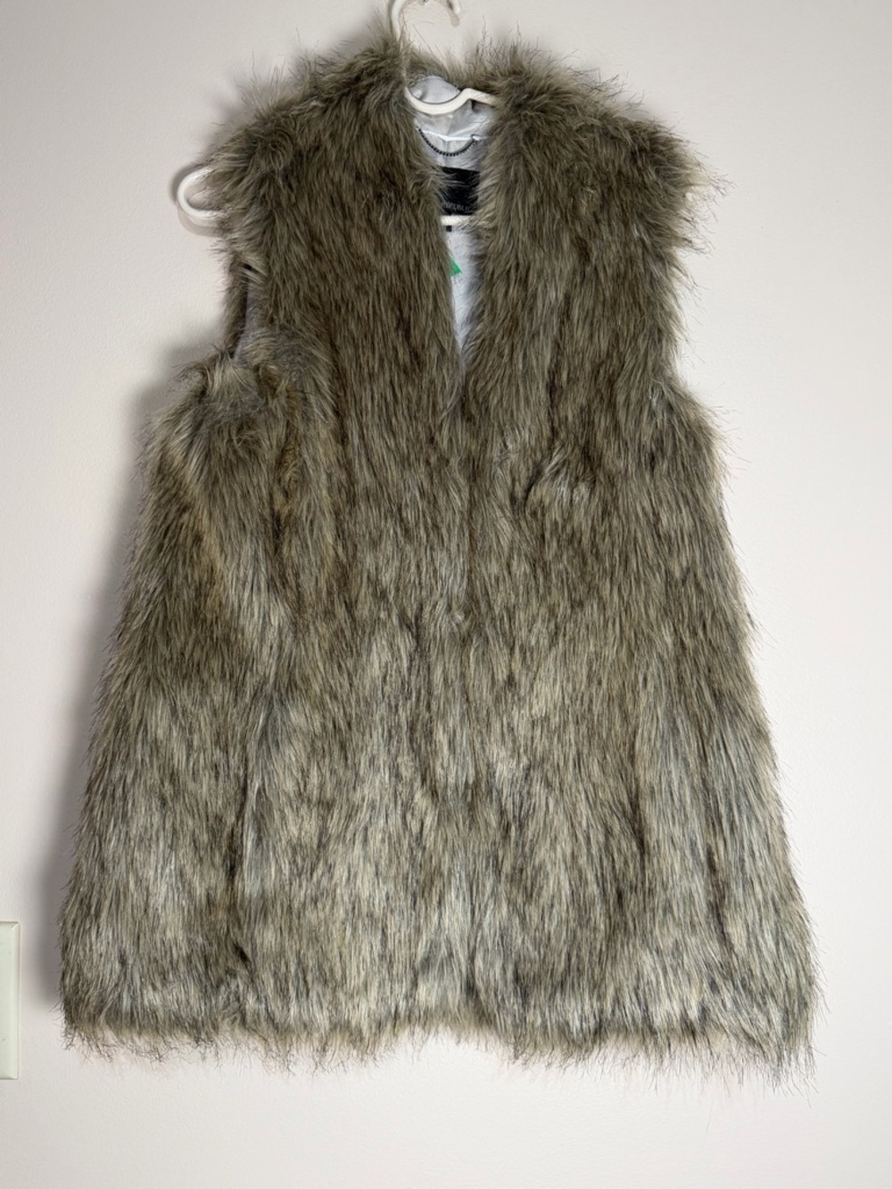 Banana Republic faux Fur vest